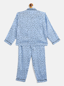 Girls Printed Pure Cotton Night suit