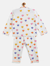 Load image into Gallery viewer, Girls Printed Pure Cotton Night suit
